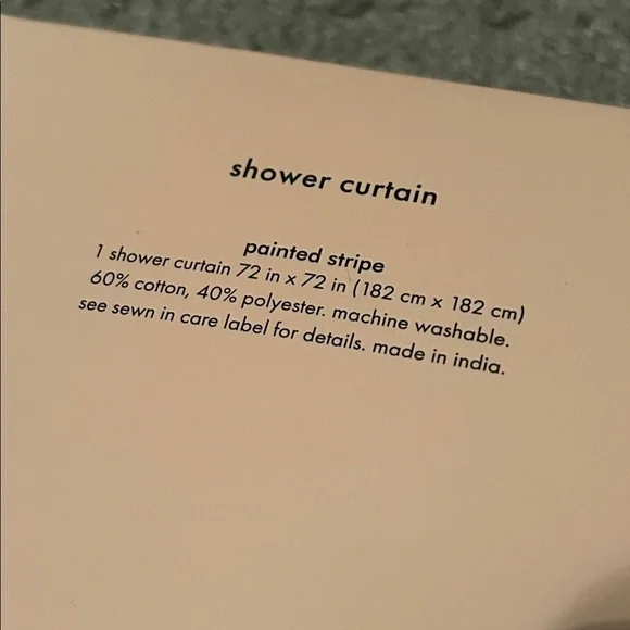 Kate Spade Multicolor Striped Shower Curtain - Picture 5 of 5